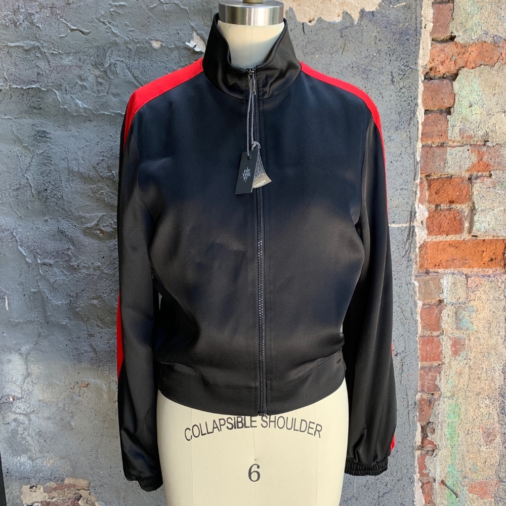ELEVENTY Silk Bomber Jacket from Italy